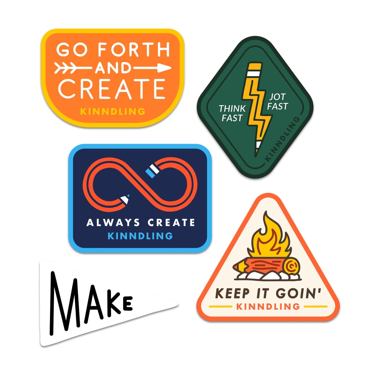 Badge-Inspired Sticker Pack