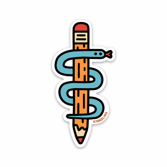 Snake Pencil • Sticker